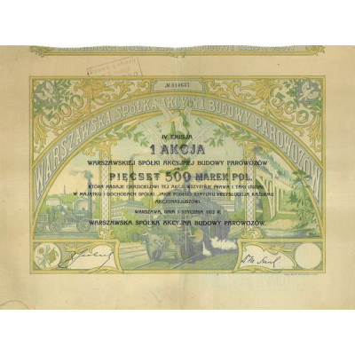 Warszawska Spolka Akcyjna Budowy Parowodow