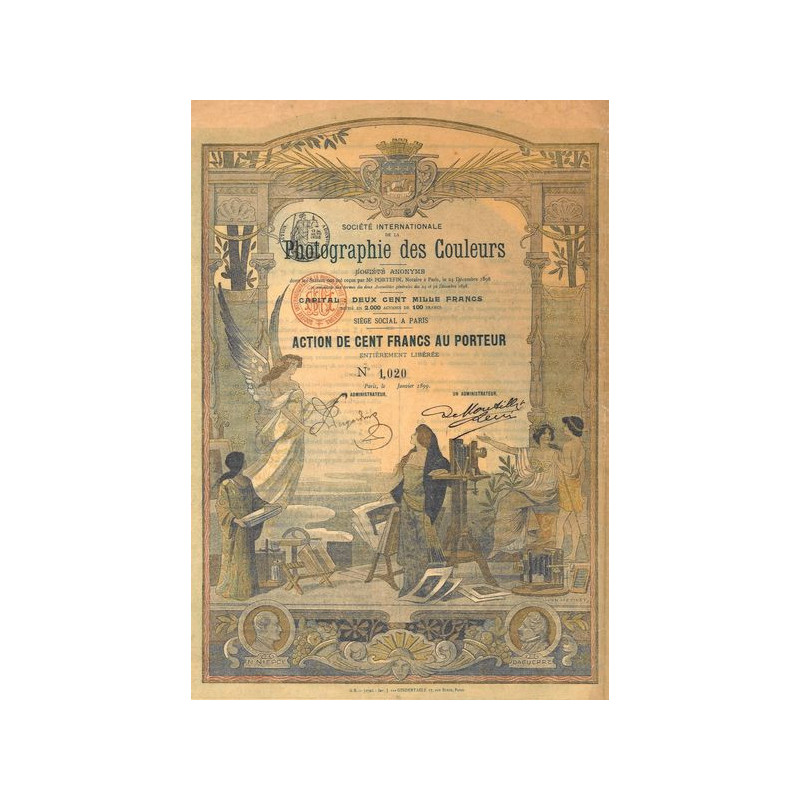 Sté Internationale de la Photographie des Couleurs (Act 100 F)