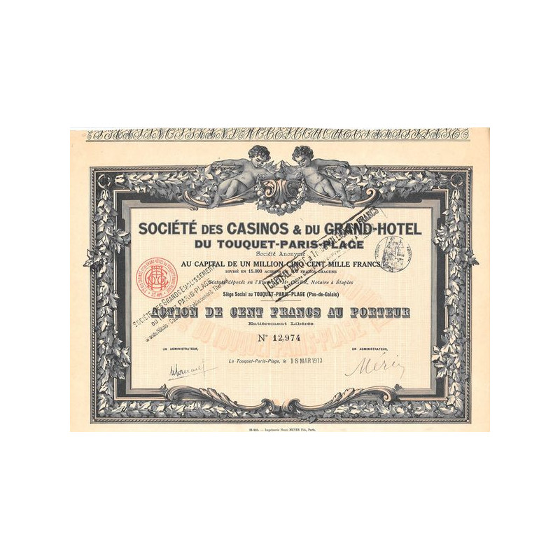 Sté des Casinos & du Grand-Hôtel du Touquet-Paris-Plage