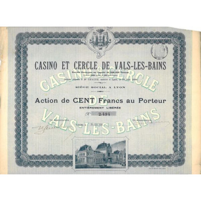 Casino et Cercle de Vals-les-Bains