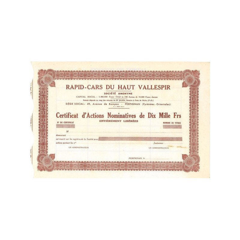 Rapid-Cars du Haut Vallespir (blanquette)