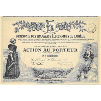 Cie des Tramways Electriques de l'Ariège (Act)