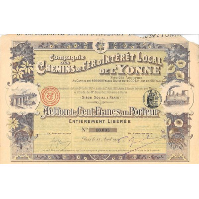 Cie des Chemins de Fer d'Intérêt Local de l'Yonne