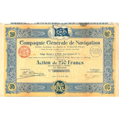 Cie Gale de Navigation - HPLM - Act