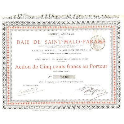 S.A. de la Baie de Saint-Malo-Paramé