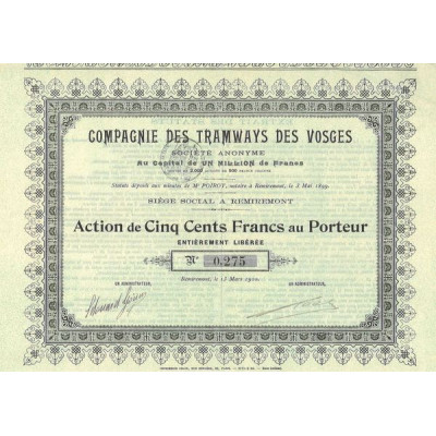 Cie des Tramways des Vosges