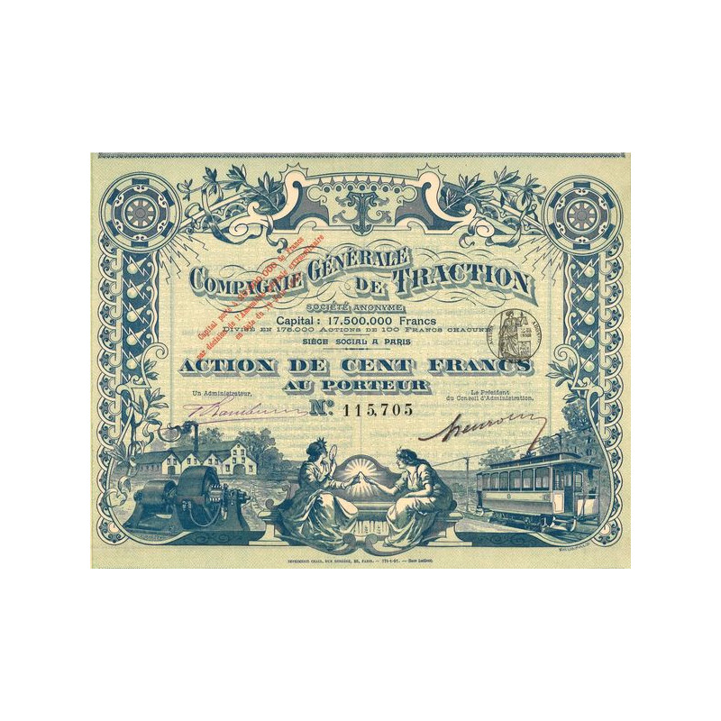 Cie Gale de Traction (Act 100 F) (modèle 2)