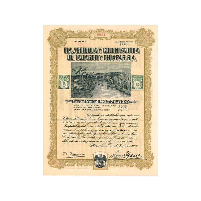 Cia Agricola y Colonizadora de Tabasco y Chiapas S.A.