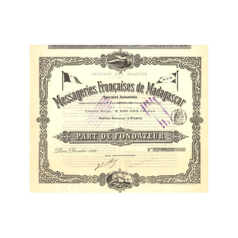 Messageries Françaises de Madagascar (PF)