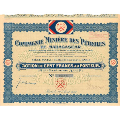 Cie Minière des Pétroles de Madagascar