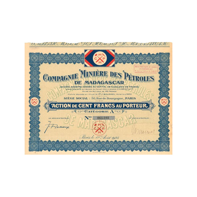 Cie Minière des Pétroles de Madagascar