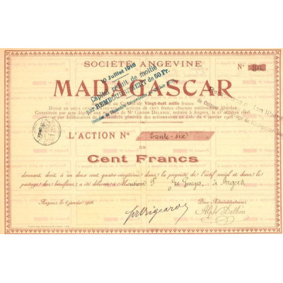 Sté Angevine de Madagascar