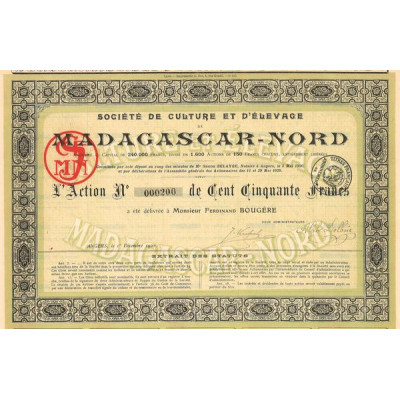 Sté de Culture et d'Elevage de Madagascar-Nord