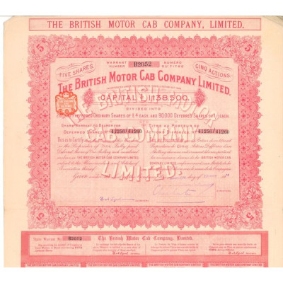 The British Motor Cab Cy Ltd (05 Act diff - Modèle 2)