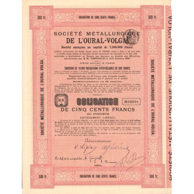 Sté Métallurgique de l'Oural-Volga (modèle 2)