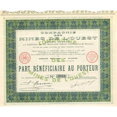 Compagnie des Mines de l'Ouest (PB)