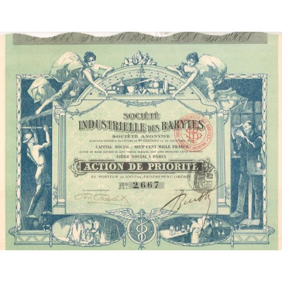 Société Industrielle des Barytes (modèle2)