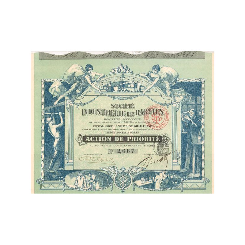 Société Industrielle des Barytes (modèle2)