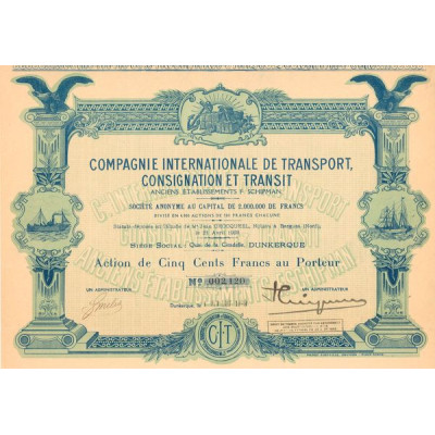 Cie Internationale de Transport. Consignation et Transit
