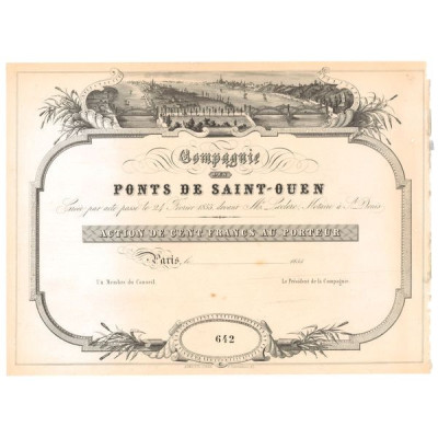 Cie des Ponts de Saint-Ouen (blanquette)