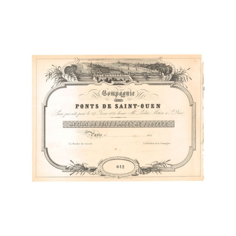 Cie des Ponts de Saint-Ouen (blanquette)