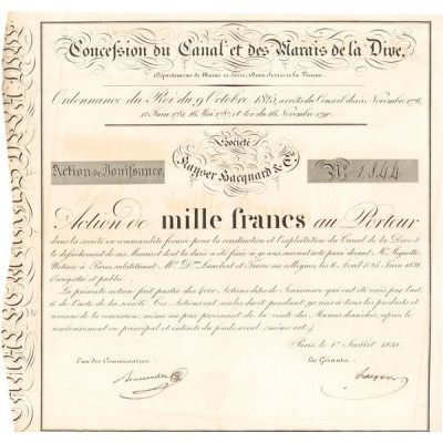 Concession du Canal et des Marais de la Dive