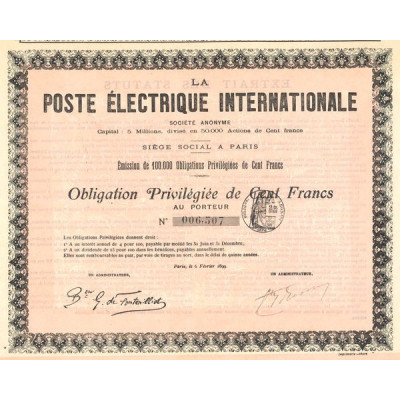 La Poste Electrique Internationale