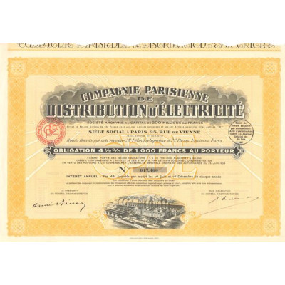Cie Parisienne de Distribution d'Electricité (Obl)