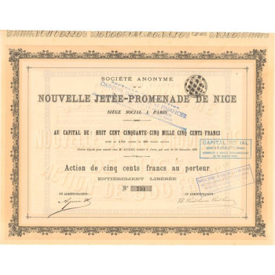 S.A. de la Nouvelle Jetée-Promenade de Nice