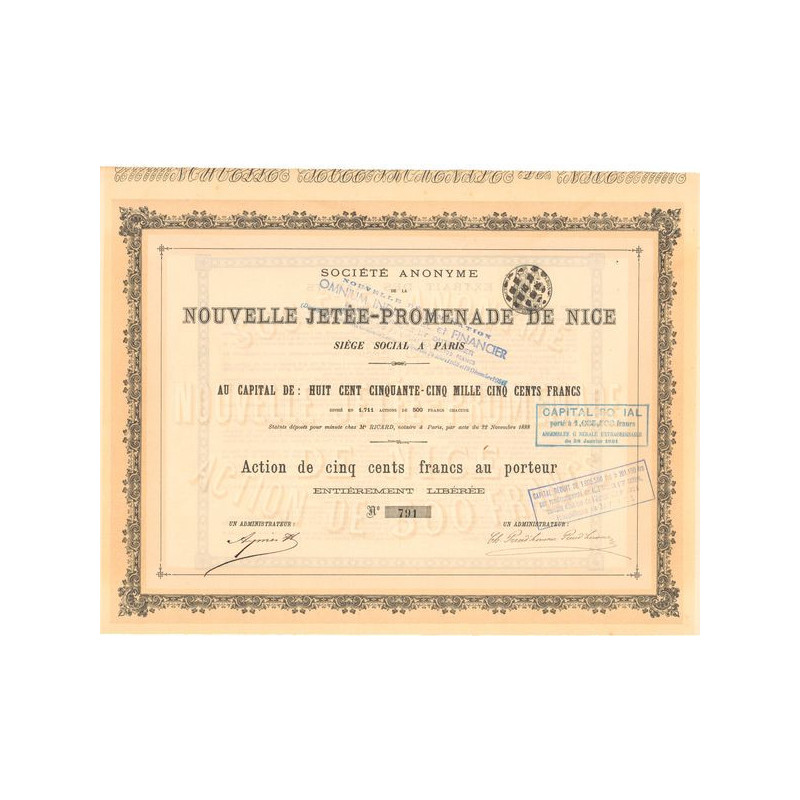 S.A. de la Nouvelle Jetée-Promenade de Nice