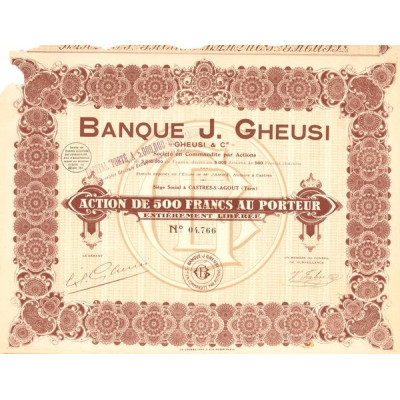 Banque J. Gheusi
