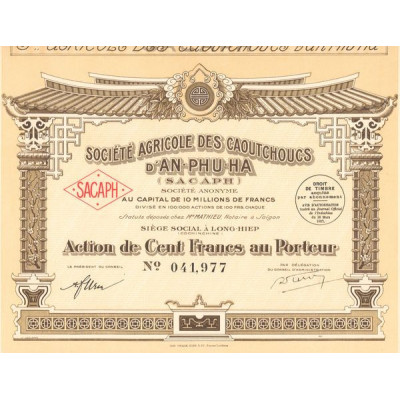 Sté Agricole des Caoutchouc d'An-Phu-Ha (Sacaph)