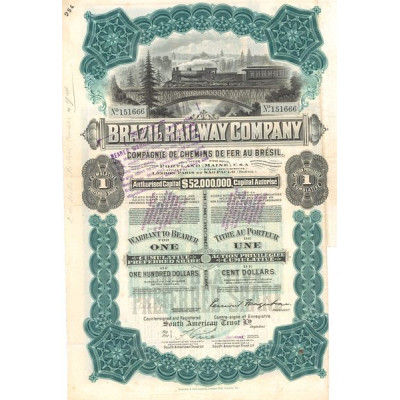 Brazil Railway Cy (Act P Cumulative $ 100)