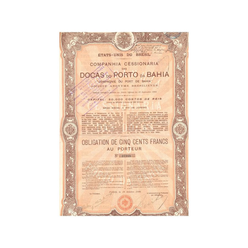 Companhia Cessionaria de Docas do Porto de Bahia