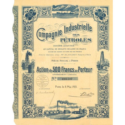 Compagnie Industrielle des Pétroles (Act 500 F)
