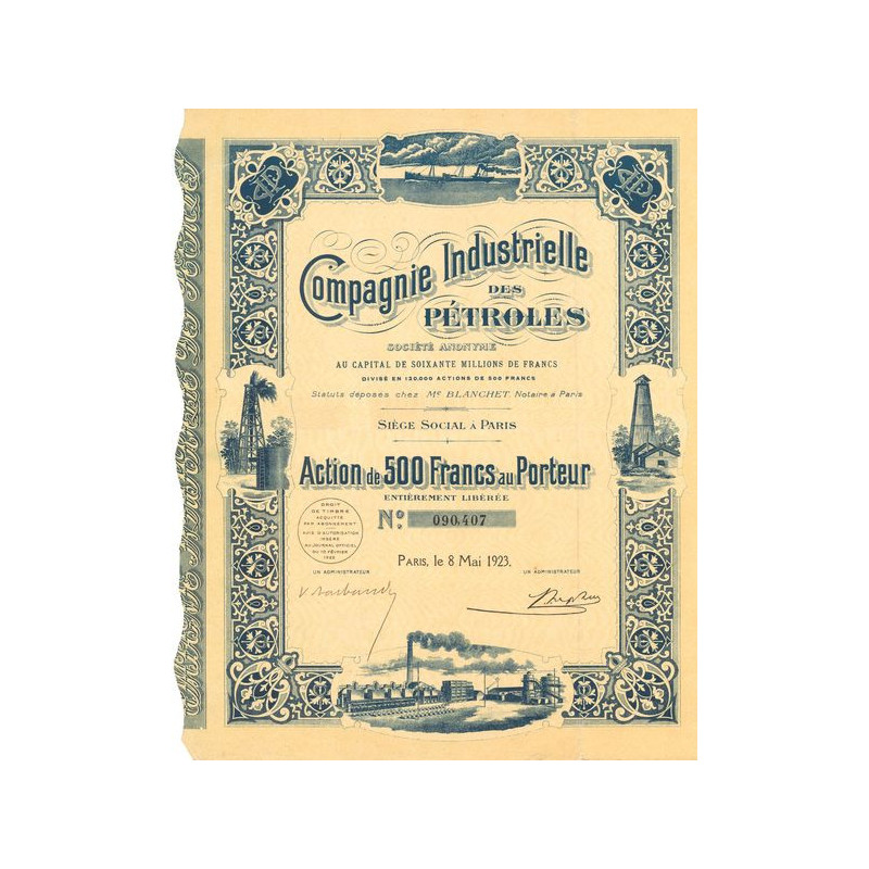 Compagnie Industrielle des Pétroles (Act 500 F)