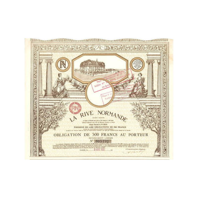 La Rive Normande (Obl 500 F) (Modele 1)