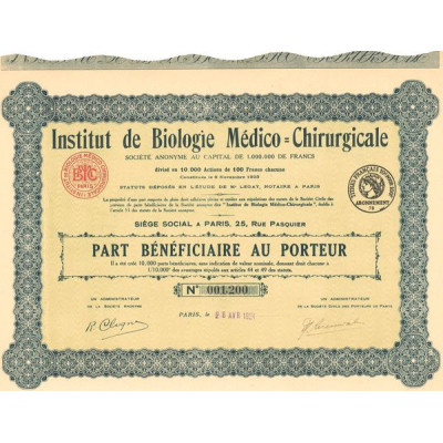 Institut de Biologie Médico-Chirurgicale (PB)