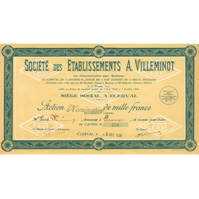 Sté des Etablissements A. Villeminot (CN 1000 F)