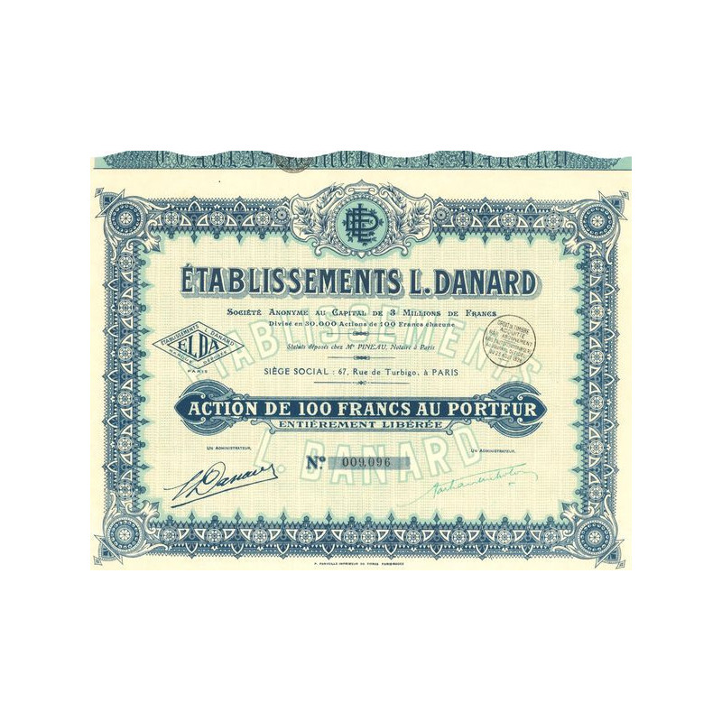 Etablissements L. Danard (Act 100 F)