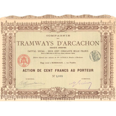 Cie Tramways d'Arcachon (Act 500 F)