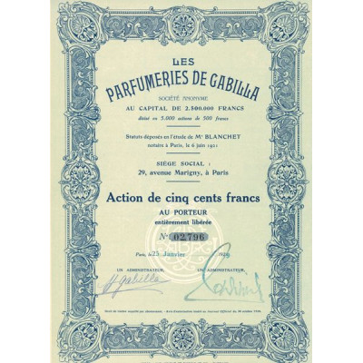 Les Parfums de Gabilla (Act 500 F)