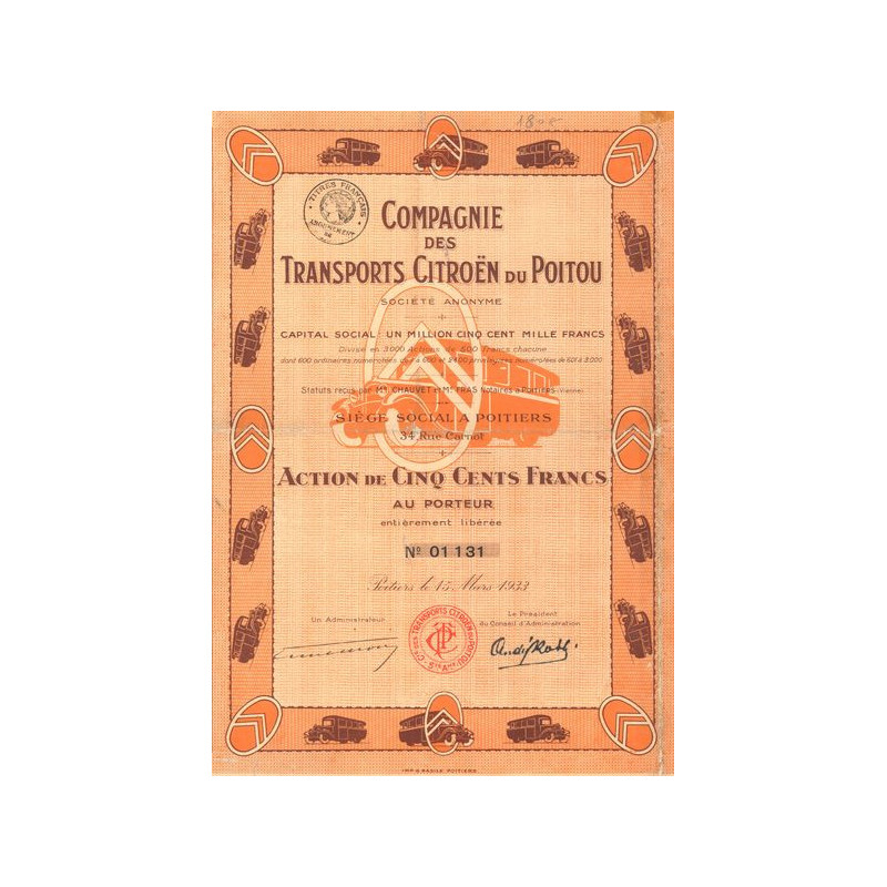 Cie des Transports Citroën du Poitou (Act 500 F)
