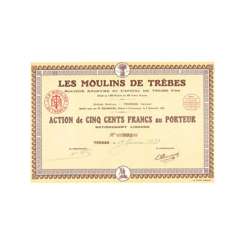 Les Moulins de Trèbes (Act 500 F)