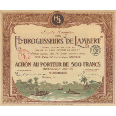 S.A. des Hydroglisseurs "de Lambert" (Act 500 F)