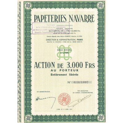 Papeteries Navarre (Act 3000 F)