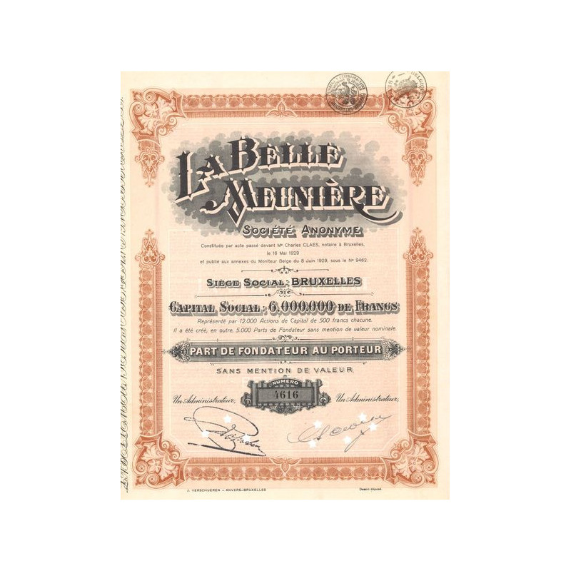 La Belle Meunière S.A. (PF)