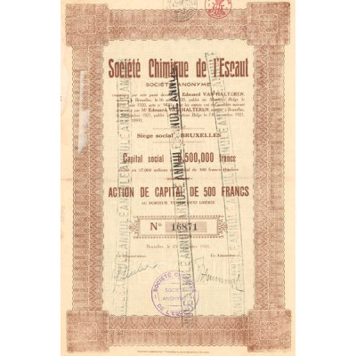 Sté Chimique de L'Escaut