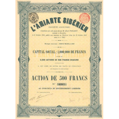 L'Amiante Sibérien (Act 500 F)