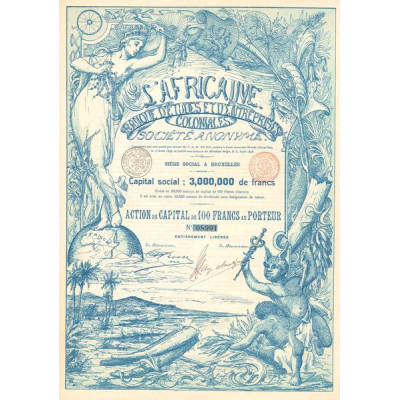 L'Africaine Banque d'Etude et d'Entreprises Coloniales (Act 100 F)